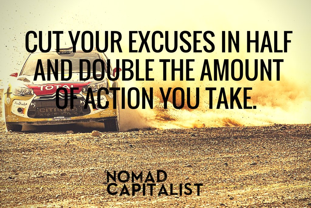 Make an effort, not an excuse. #success #effort #action