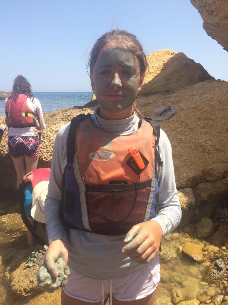 JCGGeog's tweet image. Our own mud pack and natural spa. @jcg_live great day out.