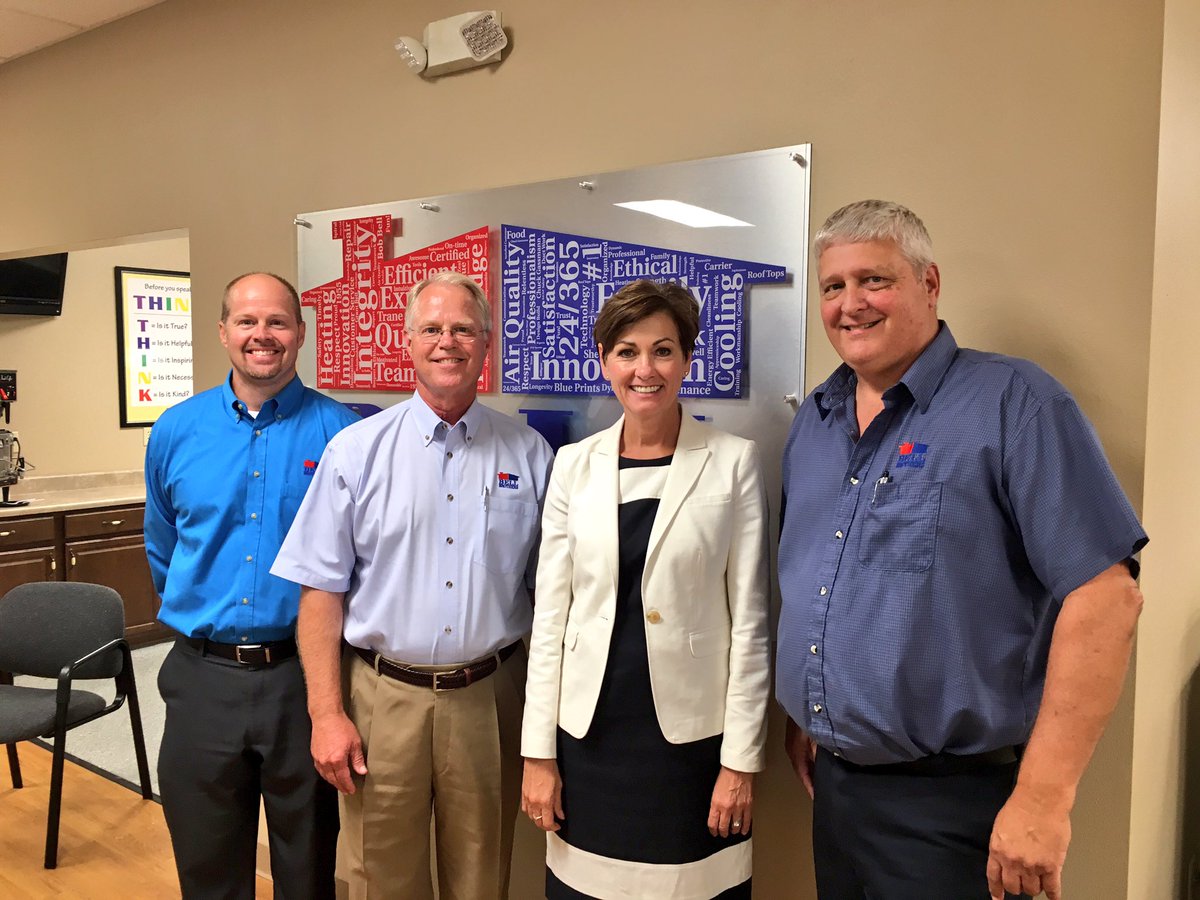 KimReynoldsIA's tweet photo. Successful apprenticeship programs, like @bellbrothersdsm, are critical to growing IA's workforce.  #FutureReadyIA https://t.co/LuHyhuRUTN