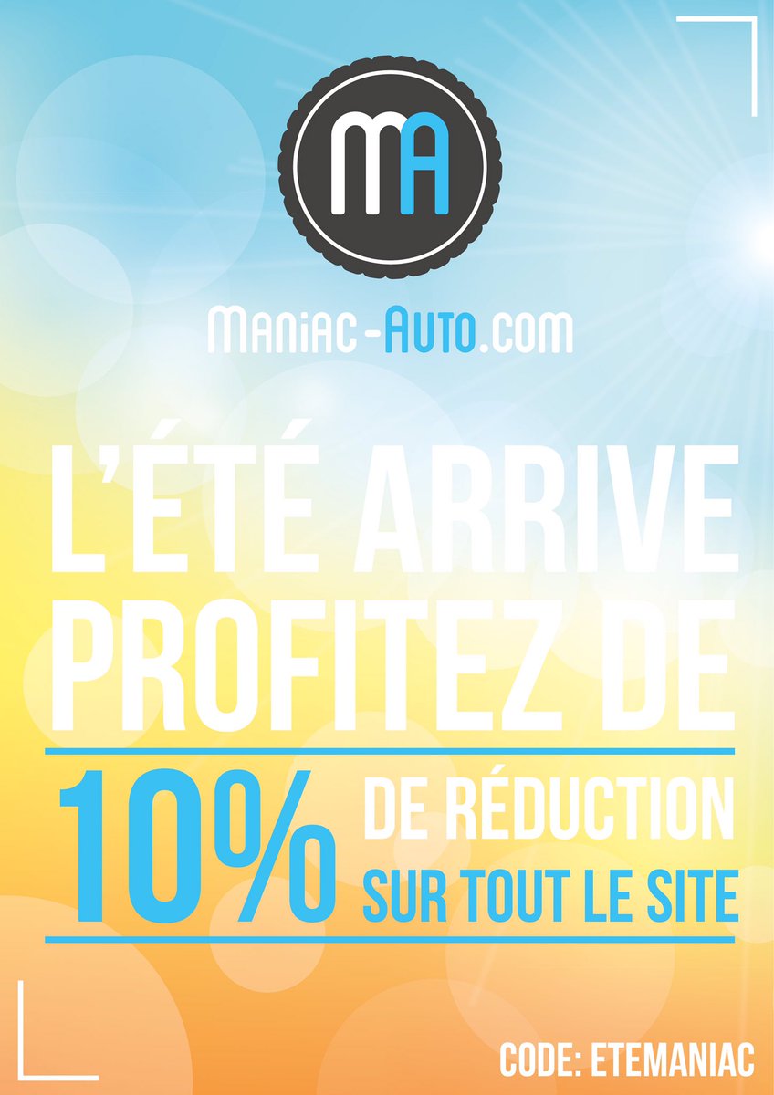 ManiacAuto's tweet photo. Ce n'est pas parce que c'est l'été qu'il faut laisser sa voiture s'encrasser! Offre valable jusqu'au 17 juillet. https://t.co/eJgONKJ72C