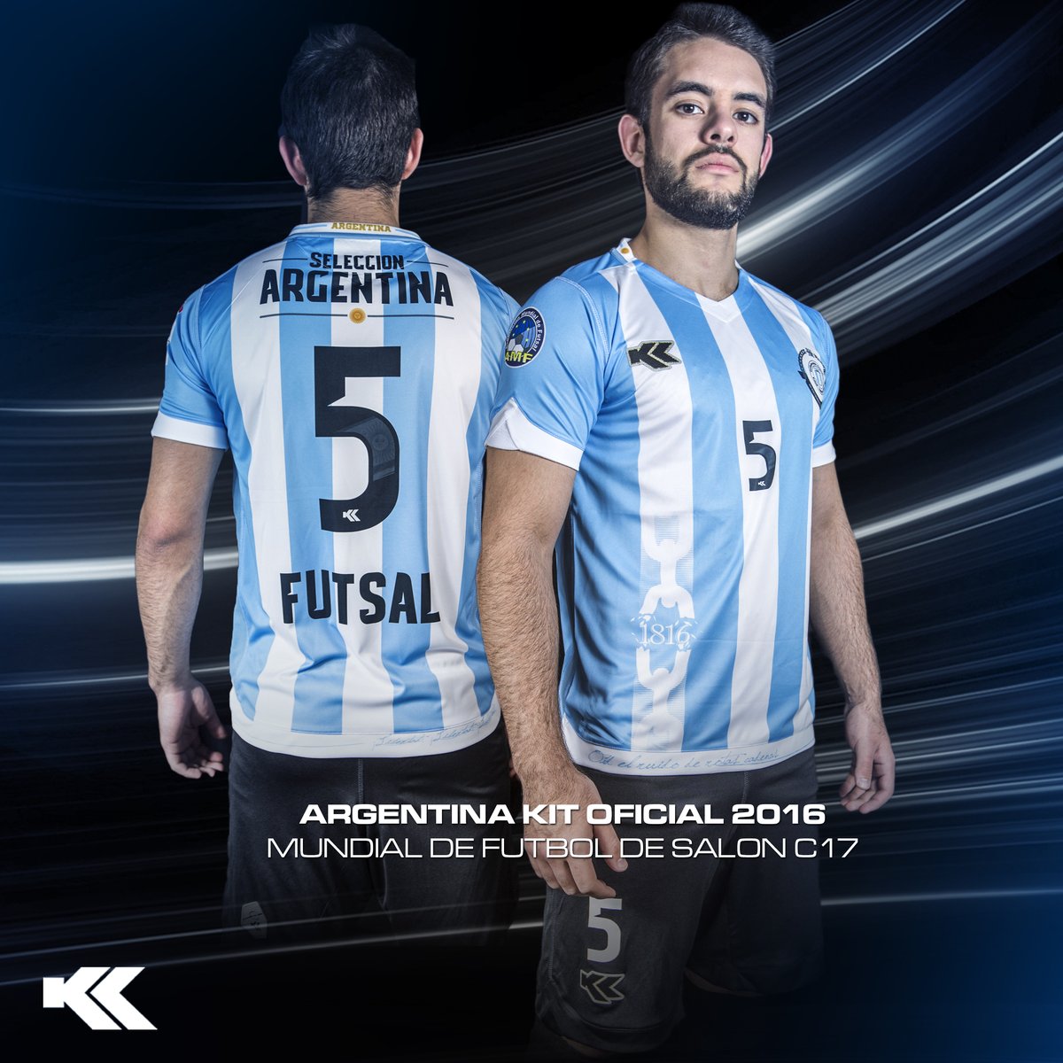camiseta seleccion argentina futsal