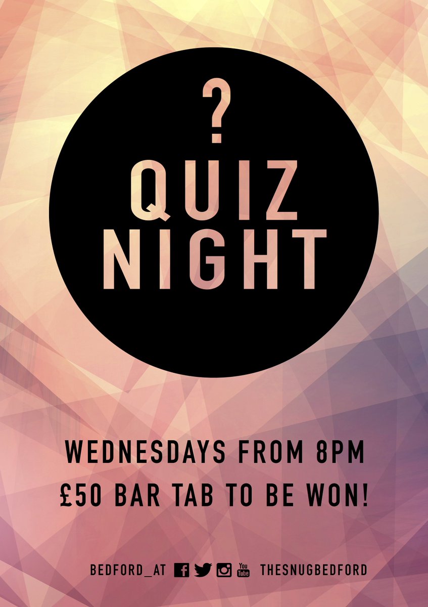 Wednesday night bonanza tonight, Happy hour and our quiz #QuizInMyPants #SoMuchFreeStuff #241Spirits #241Bottles