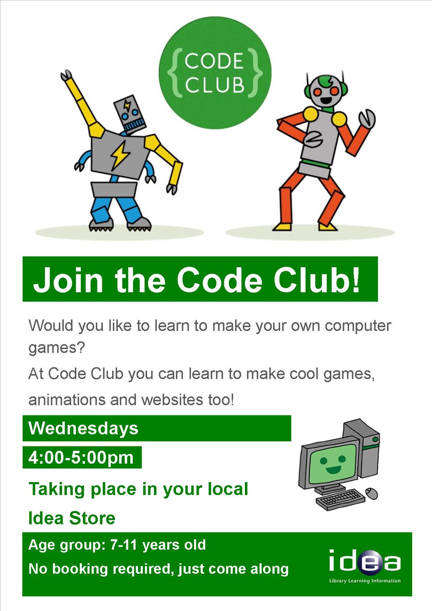 TowerHamletsNow's tweet image. Get into coding this summer in Tower Hamlets with free events #THEnterprise #codeclub #festivalofcode #summer