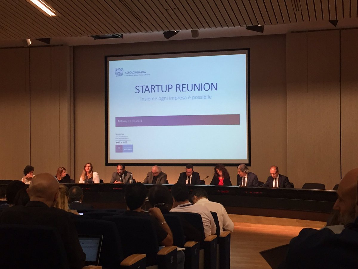 INNOVUPnet's tweet photo. Anche noi presenti allo #StartupReunion in @Assolombarda. #Startup https://t.co/Rc3Gx5EnGr