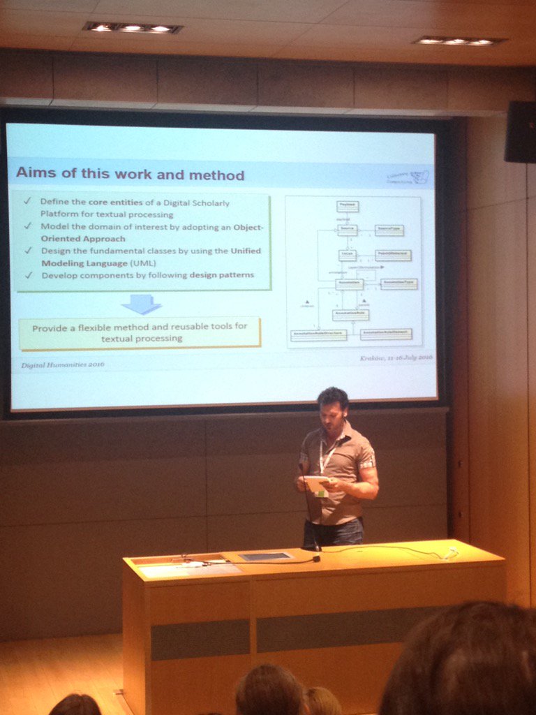 AMTAMMARO's tweet image. #dh2016 literary computing and textual  processing in ILC Pisa