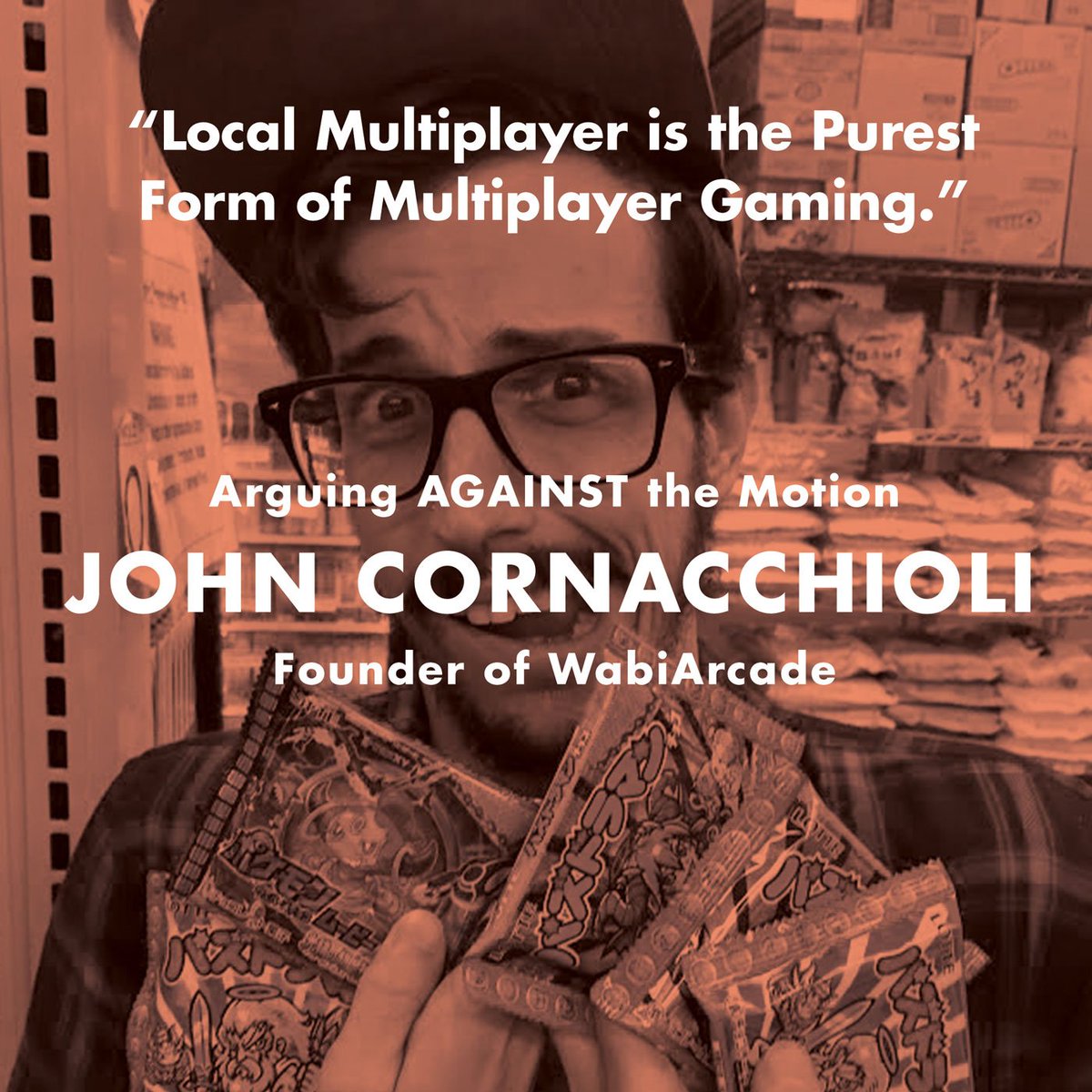 playwellco's tweet image. And finally completing the team arguing AGAINST the motion at tonights debate, @WabiArcade. eventbrite.com/e/games-debate…