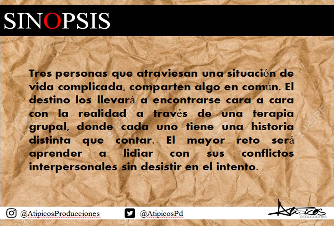 Atipicospd's tweet photo. La Sinopsis Comercial de nuestro próximo Cortometraje, POSITIVO #FelizMiercoles #Corto #Cine #Arte @EcosFilms25 https://t.co/BuuWU3VTOE