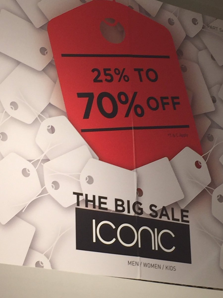 RetailReporter1's tweet image. 25%- 70% #Sale at #iconic #thedubaimall