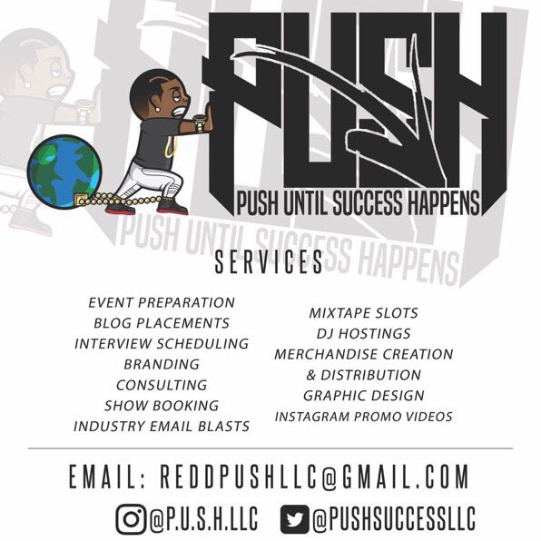 DJ_SR's tweet image. Do you need Marketing/Promo/artist relation services? @PushSuccessLLC can cover those needs. Get at them today! RT