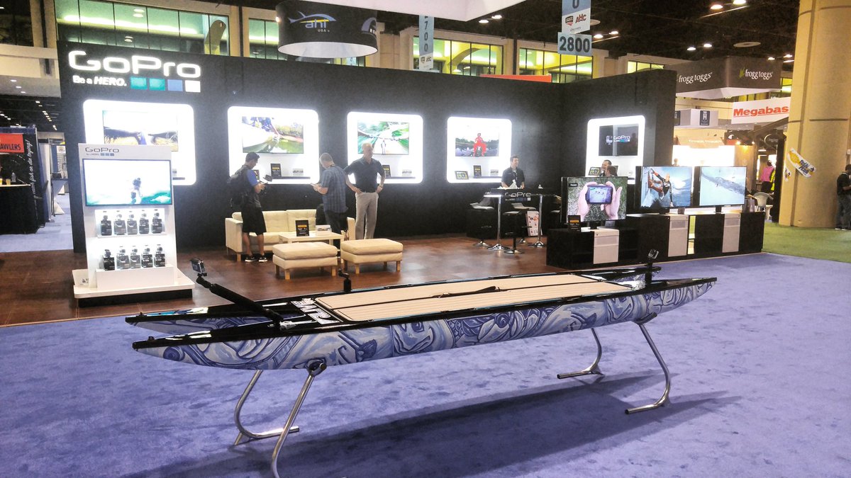 We're hanging out at Icast this week in Orl. Come check us out at the GoPro booth #whatdoyoulivefor #gopro #fishing