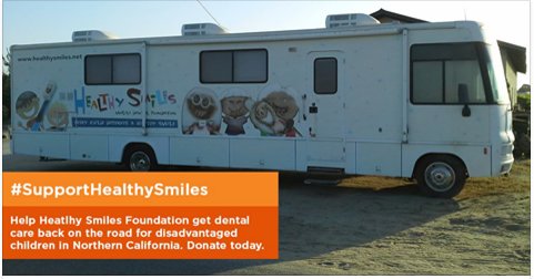 HealthySmilesCA's tweet photo. We need your help to raise $150K to repair our mobile dental clinic. https://t.co/nPTDIJB1T0 #SupportHealthySmiles https://t.co/CfOtdzX7Sr
