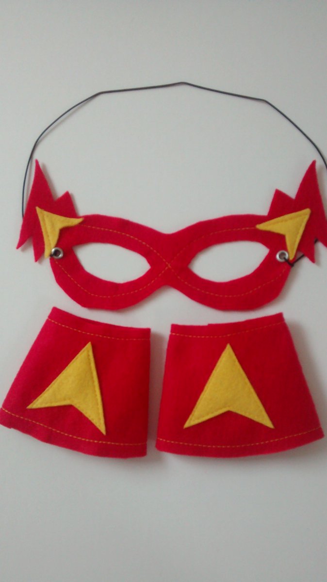 TONIGHT ONLY teacher thank you present, adult sized superhero mask &amp; cuffs.
Free UK postage
knittedswimsuit.co.uk
