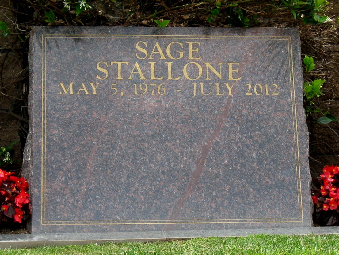 Sage Stallone Grave