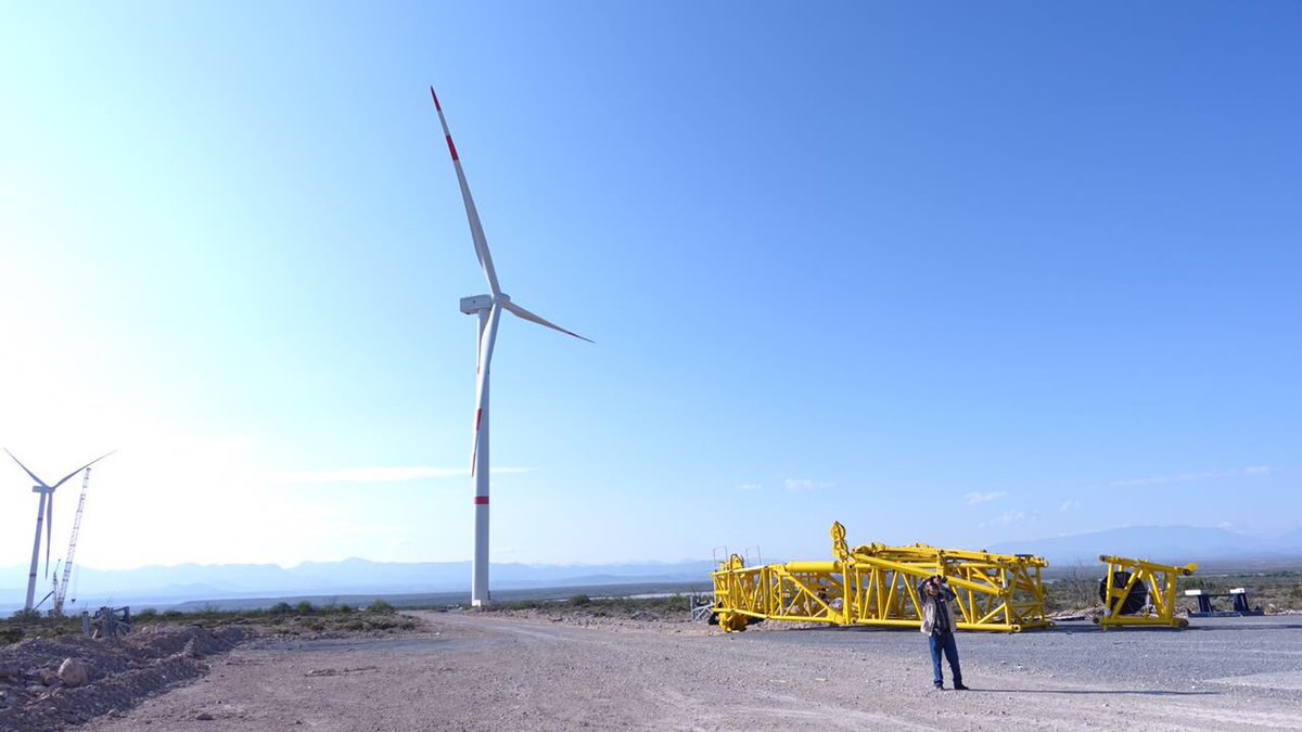 Grandes inversiones para generar energías alternativas en #Coahuila <a href="/Penoles/">Peñoles</a> #ParqueEólicoCoahuila <a href="/GobDeCoahuila/">Gobierno de Coahuila</a>