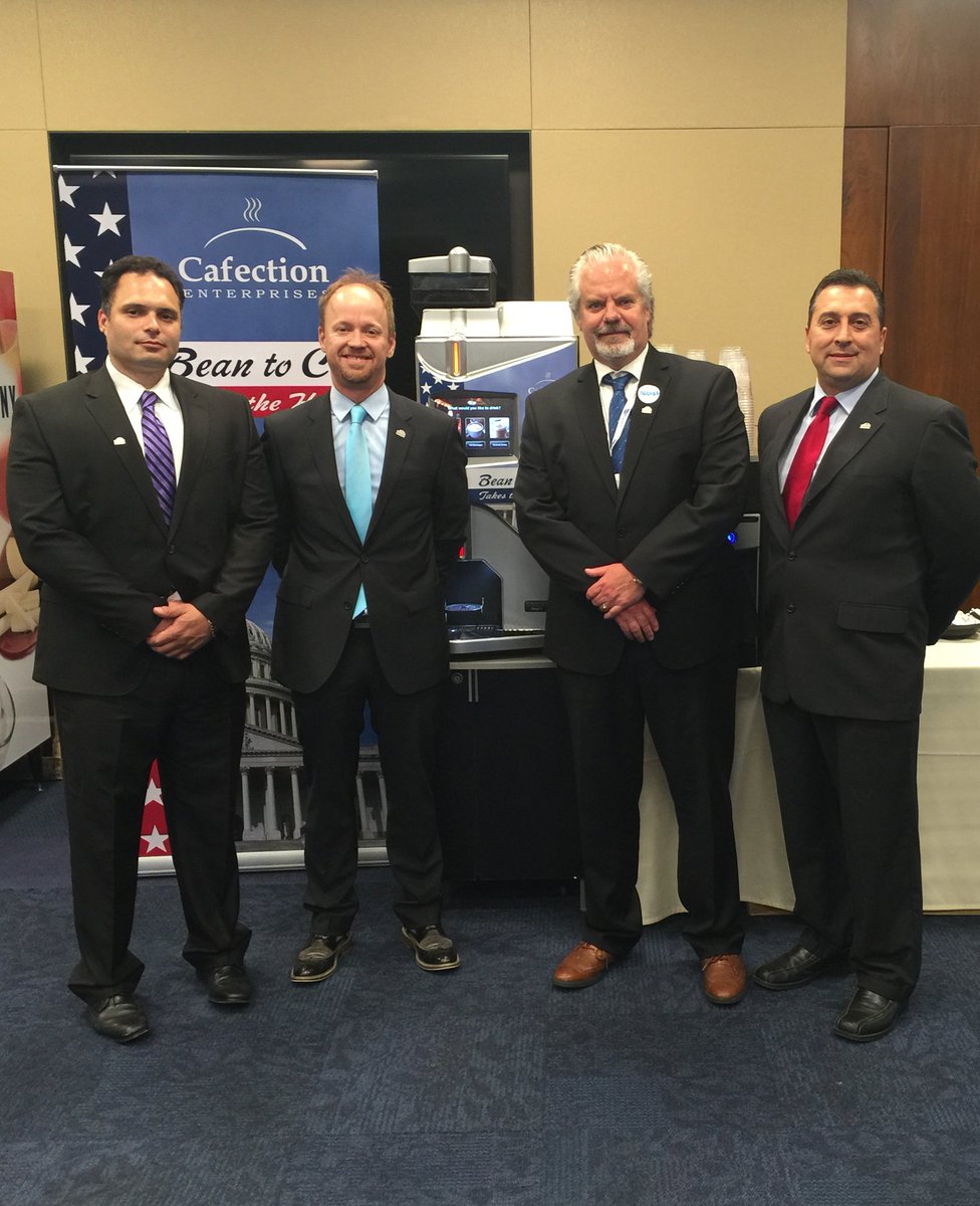 Our team is brewing for Members of Congress at the Capitol Hill today for the #NAMAFlyIn organised by <a href="/NAMAvending/">NAMA</a>