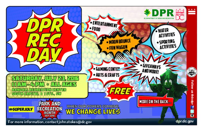 HillNowNEWS's tweet photo. .@DCDPR will host a free "Rec Day" party with food, sports and activities this month https://t.co/qSPKi1Ivy6 https://t.co/syXMLlleiQ