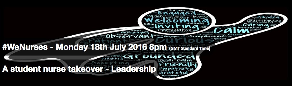 WeNurses's tweet photo. #WeNurses Monday 8pm

A leadership discussion led by Greenwich Uni Student Nurses

Details > https://t.co/2tSqoX7Bvs https://t.co/AXLtGA6IuX