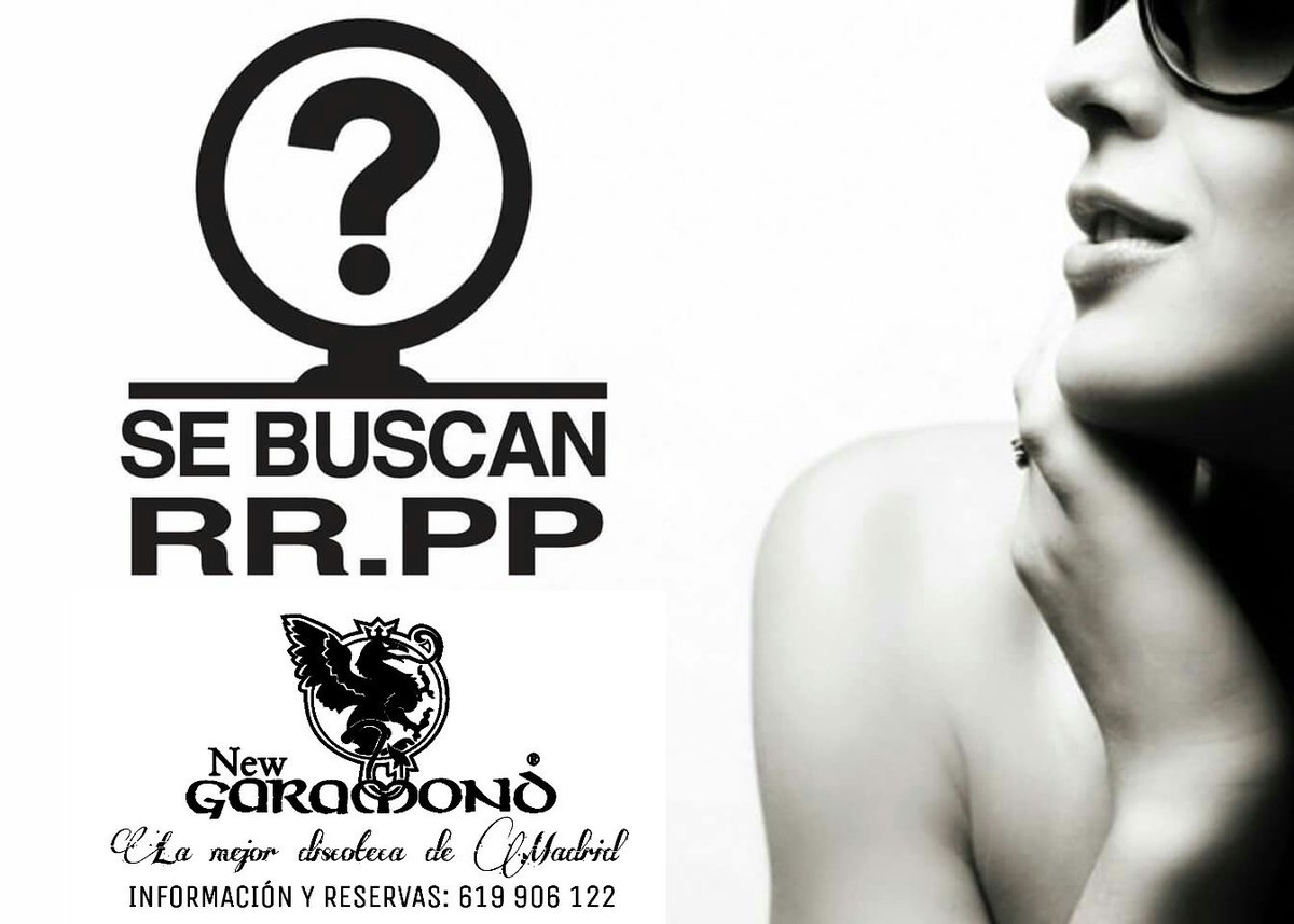 ⚠BUSCAMOS RRPP⚠
✅10pers X60€
✅20pers X75€

👩Chicas de imagen: 5pers x30€
+Info: 619906122
Javier Quiles, coordinador