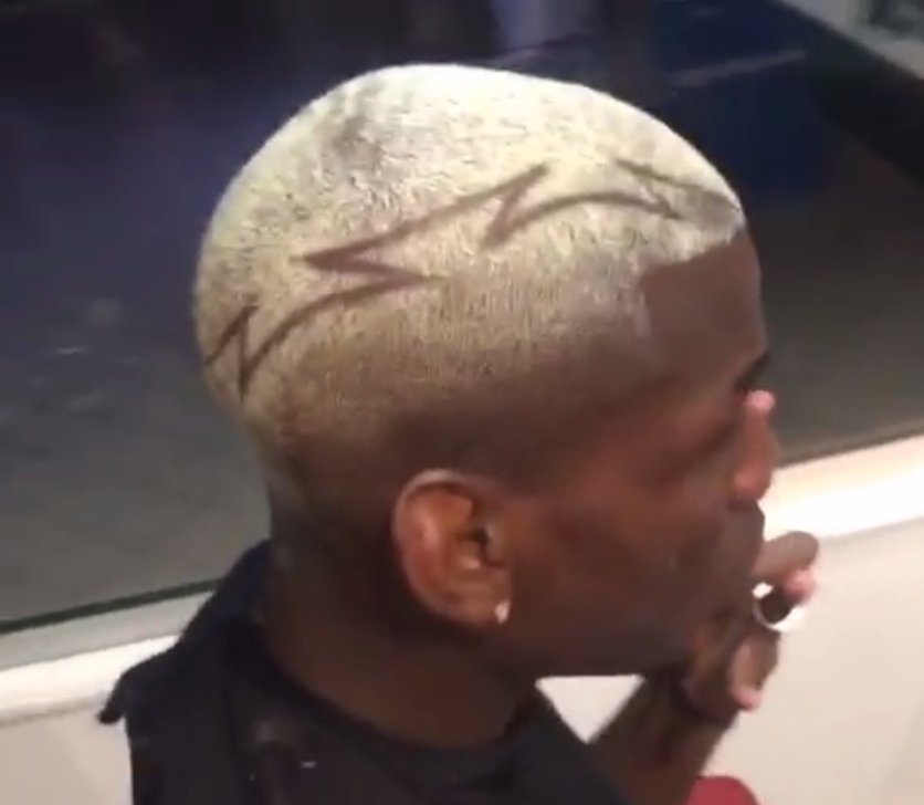 picture Paul Pogba Haircut twitter