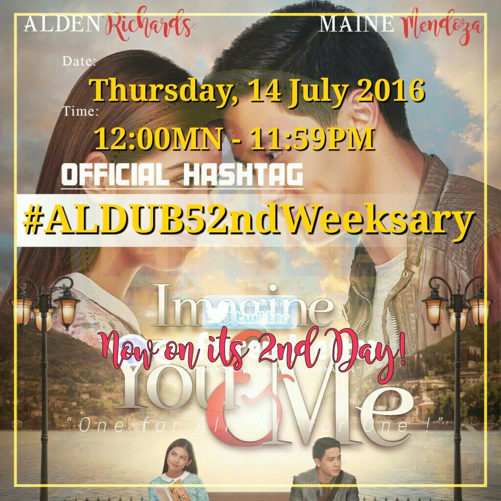SenyoraTidora_'s tweet photo. Walang humpay ang kilig this week mga apo! Happy Weeksary ! Woohoo!*regine
IYAM 2ndDay ❤️

OHT 👉 #ALDUB52ndWeeksary https://t.co/dyE4eI83If