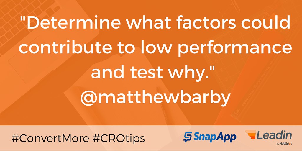 Here's where to start on your way to #ConvertMore #CROtips <a href="/matthewbarby/">Matthew Howells-Barby</a> <a href="/Snap_App/">SnapApp</a>