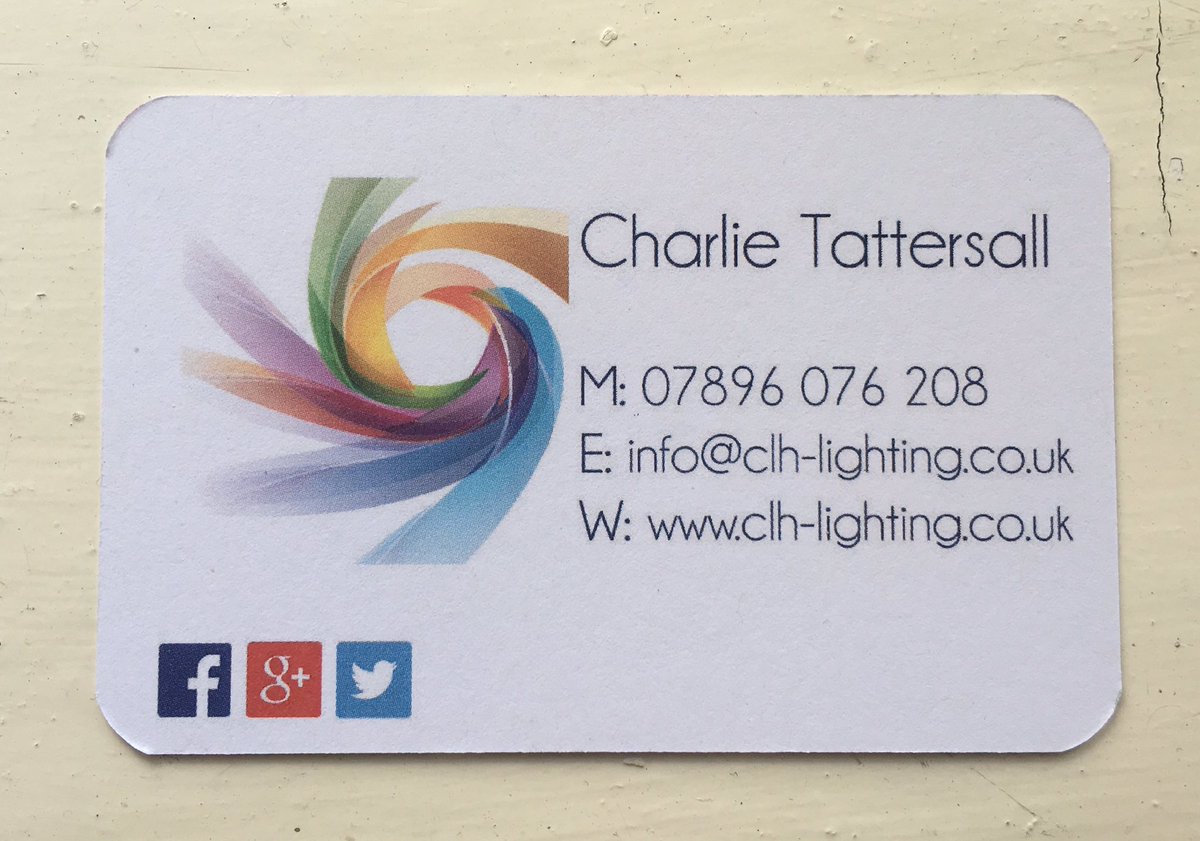 Our new business cards arrived today