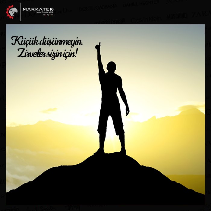 Küçük düşünmeyin. Zirveler sizin için!