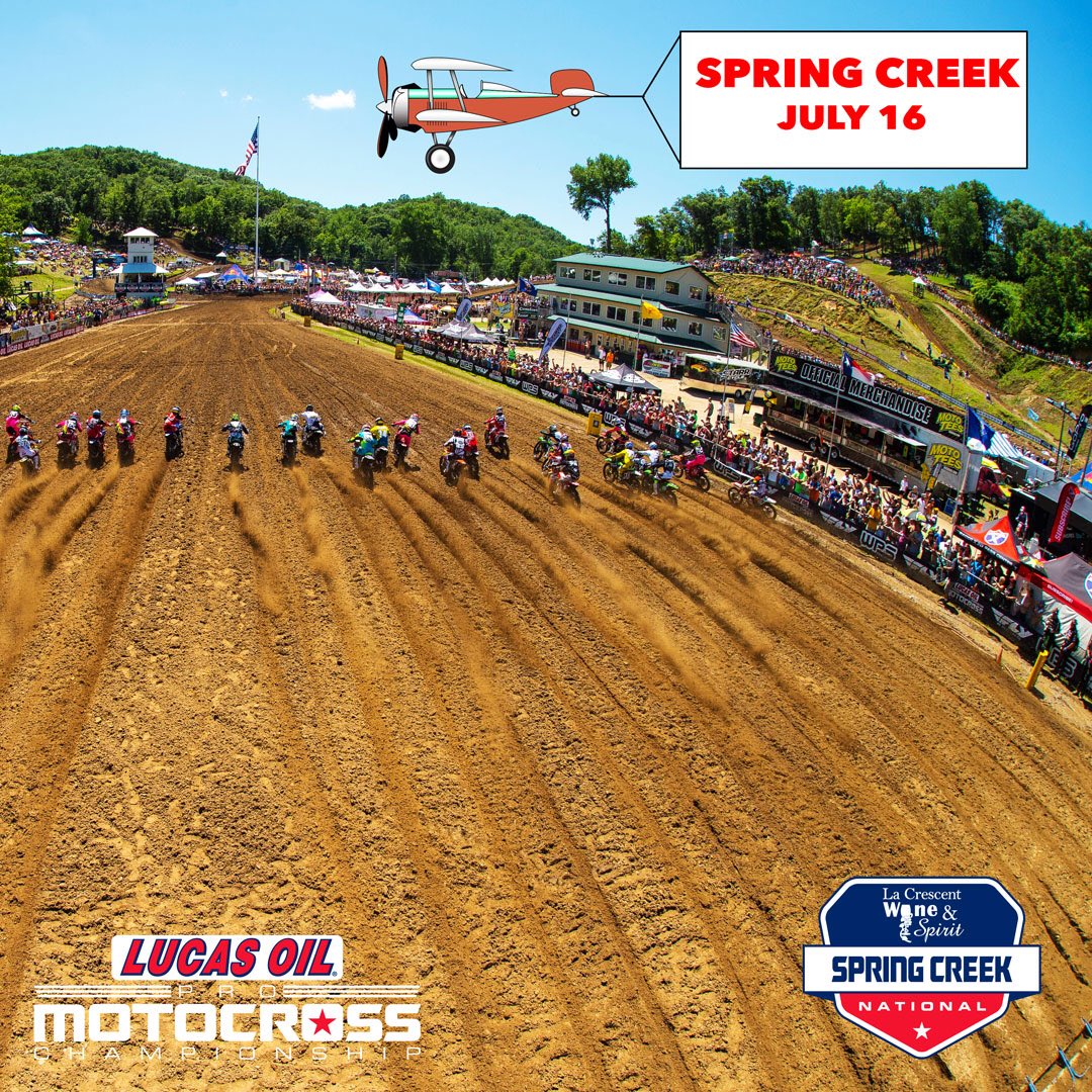 ProMotocross's tweet image. What's up @SCMXpark? We'll see you in just 3 days! #Motocross #ProMotocross #Moto #ThisIsMoto #SpringCreekMX 🛩