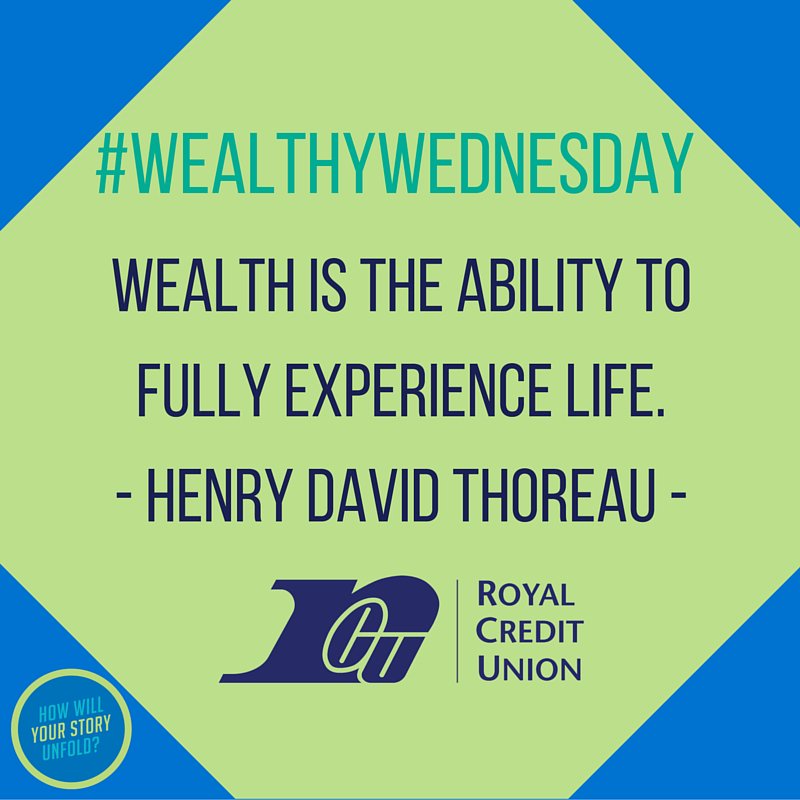 #WealthyWednesday