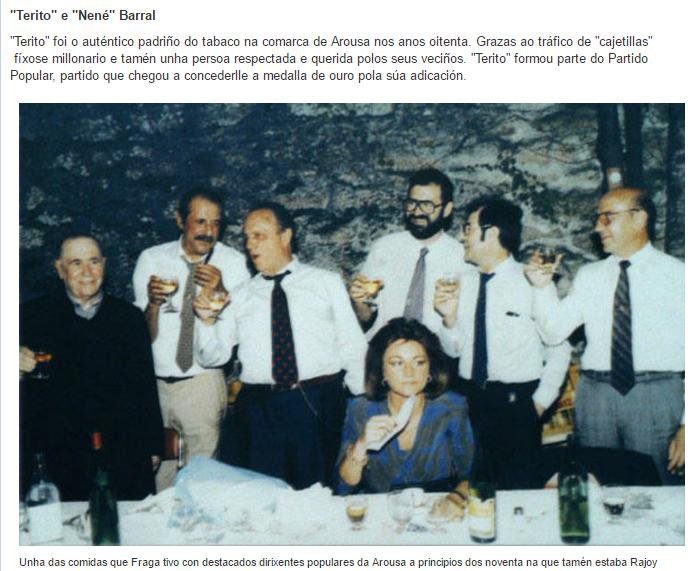 Reflex_volucion's tweet photo. Rajoy también estaba presente en las fiestas, junto con Fraga, que se montaban en los 80 de la mano de Terito. https://t.co/lZLSVZ8ruB