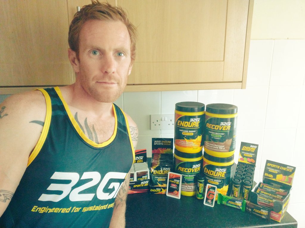 Amazing drop from @32Gi_UK to fuel training and racing #fuelledby32Gi I might go train now just to test it!!