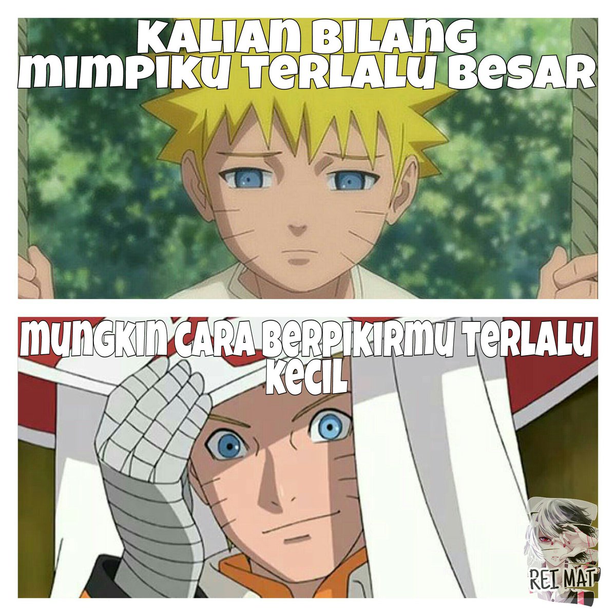 Gambar Meme Tentang Anime Medsos Kini