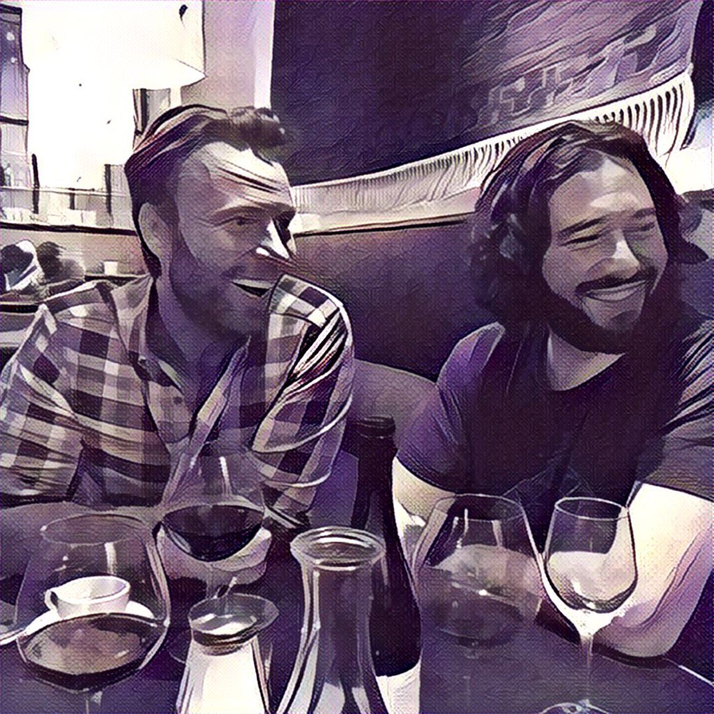 Carl and Marcel of @bbhstockholm <a href="/bbhlondon/">BBH London</a> having a great time at Riche