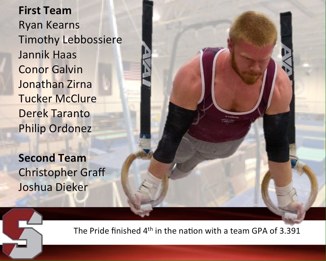 PrideMGym's tweet image. Ten #PrideMGym receive CGA Academic Honors: bit.ly/29SlNnT