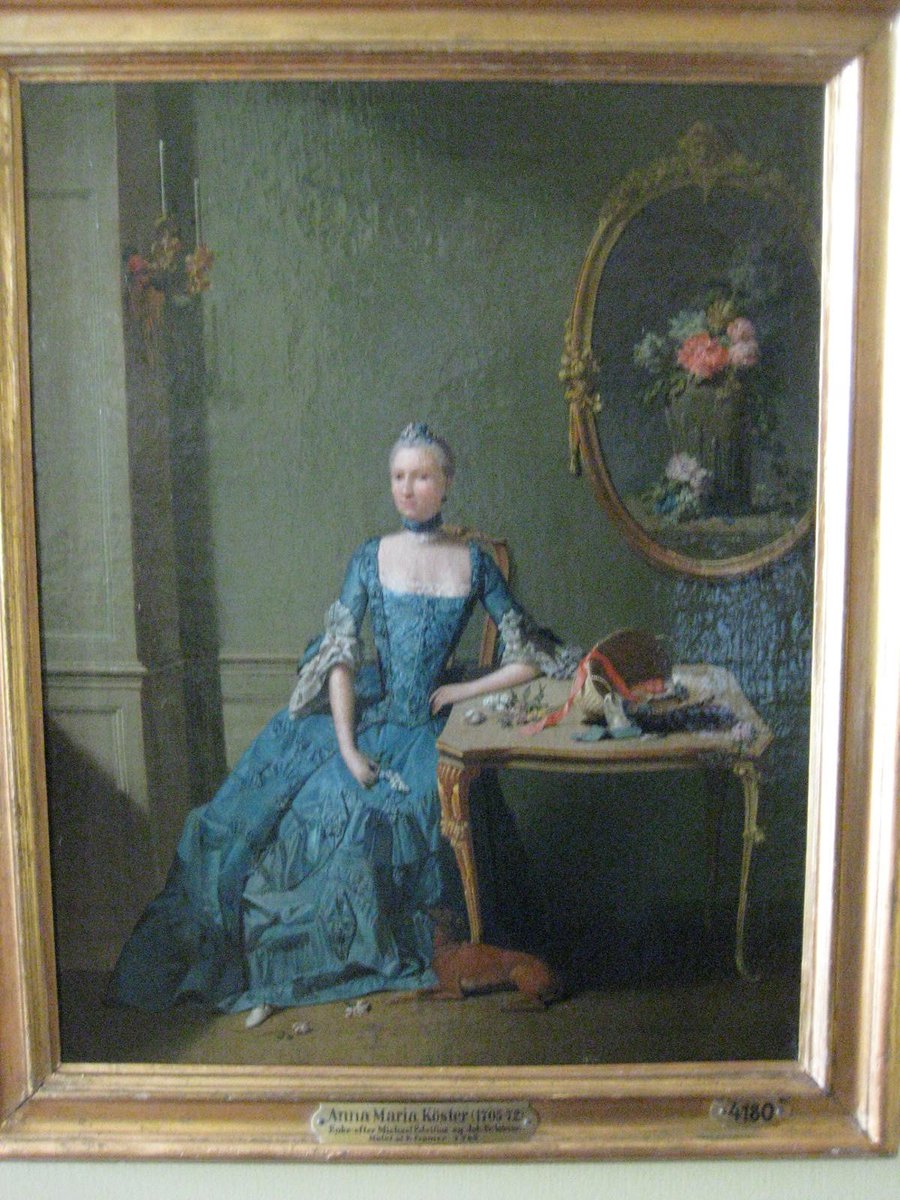 #Amateur #fleuriste #silknosegays #18thcentury 1762, #Frederiksborg Castle, Denmark @mus_nat_his