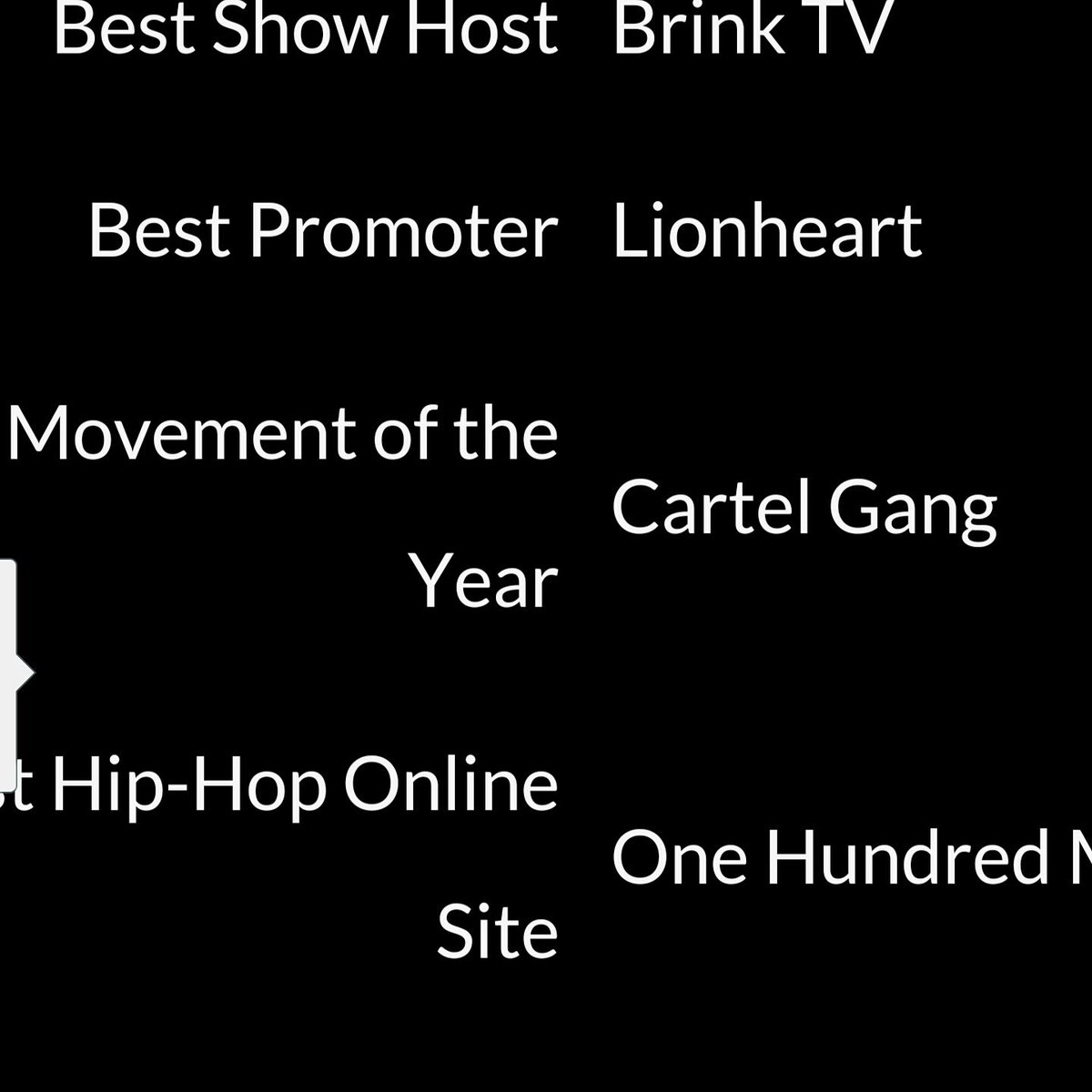 DavidProffitt4's tweet photo. Just gat the call from the scmawards an CARTELGANG won movement of the year s/o to everybody that voted an s/o #CG https://t.co/cC4B9R8OZI