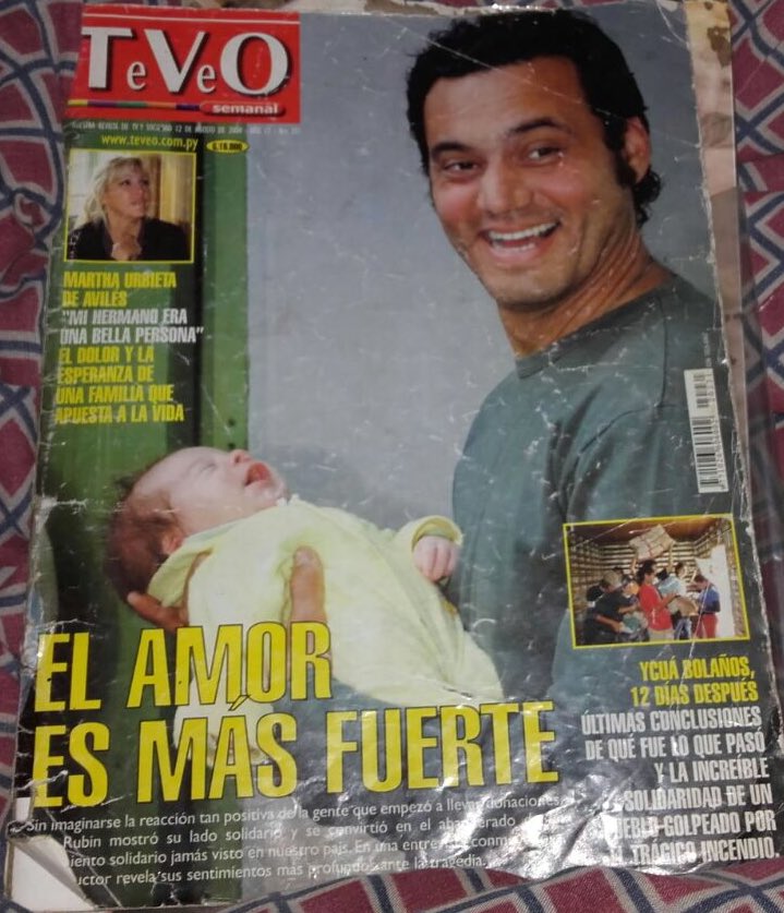 PaloRubin's tweet photo. Impactante. Hace 12 años, él tenía 19 días. Su mami peleaba por vivir , víctima del Ycua Bolaños. Feliz cumple !!! https://t.co/LKxPF7Yyz3