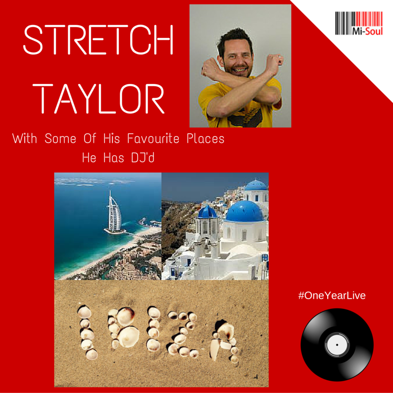 misoulradio's tweet photo. @DJSTRETCHTAYLOR shares some of his favourite DJ locations with Mi-Soul! #OneYearLive #Radio #Soul #MiSoul https://t.co/2O1pj3loJf