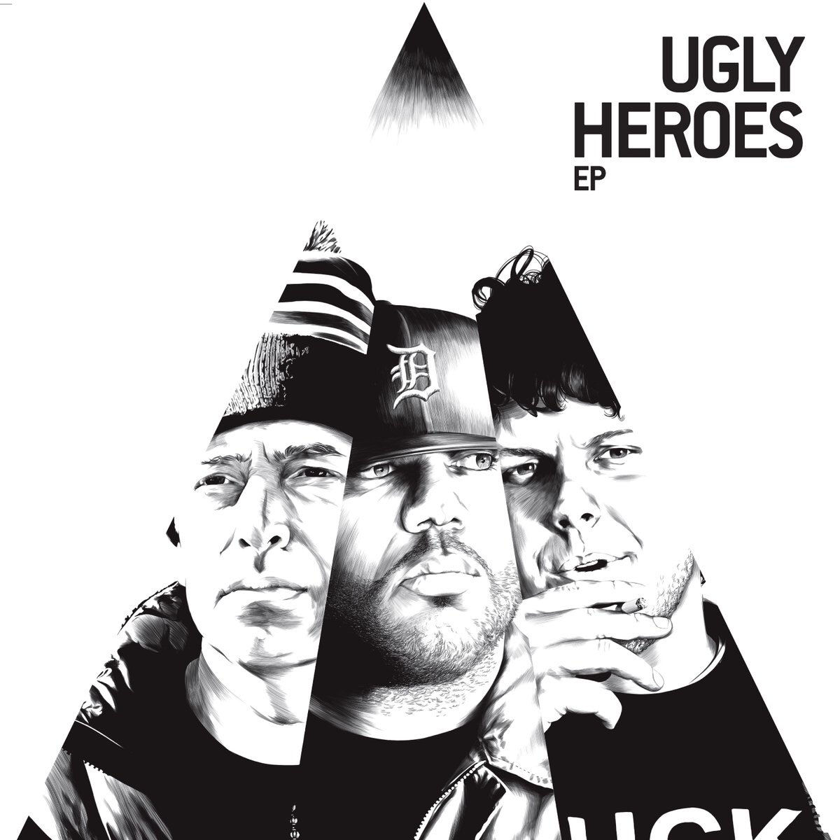 Artist Paul Grelet nailed the cover for the <a href="/UglyHeroes/">Ugly Heroes</a> release 'The Ugly Heroes EP' 
itun.es/us/p_9N1
