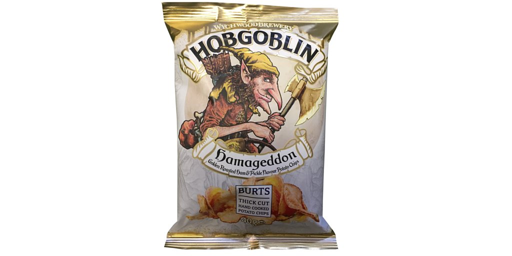 HobgoblinBeer's tweet photo. @KETTLEChipsUK you may be a delicious crisp but can you beat my new #Hamageddon flavour? #Flavouroff https://t.co/A0g9T0wpYL