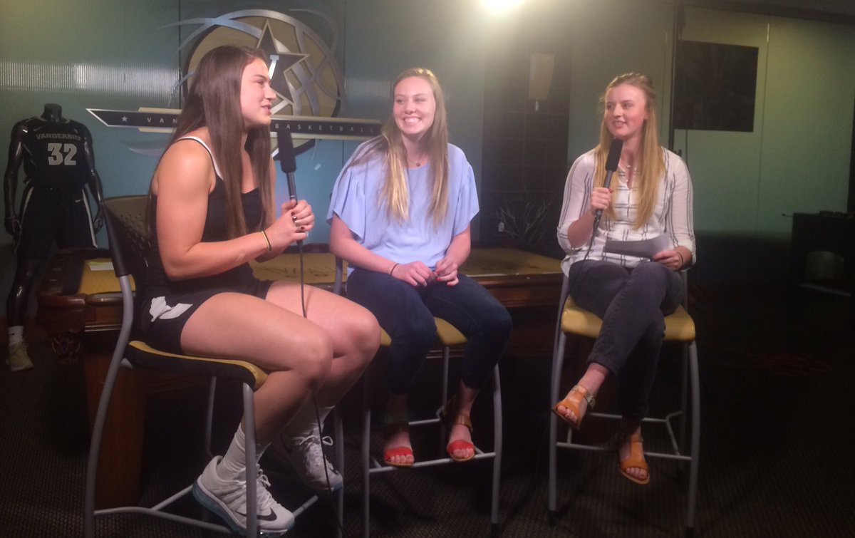 VandyWBB's tweet photo. Taping has started for "Teammate Wars" -- which is coming soon to a web site near you. https://t.co/O2emnSsMBd