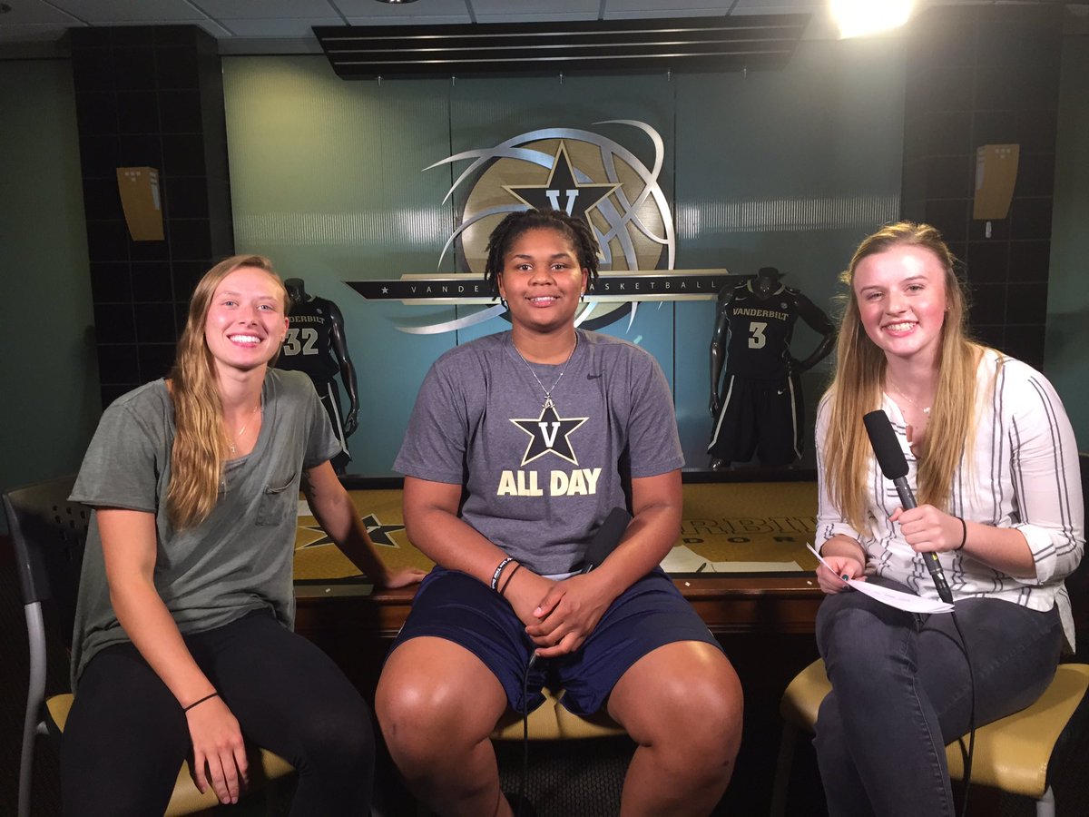 VandyWBB's tweet photo. Taping has started for "Teammate Wars" -- which is coming soon to a web site near you. https://t.co/O2emnSsMBd