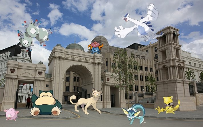 ipekuni_DS's tweet photo. TR'nin tek Dijital Oyun Tasarımı Bölümü'nü duyunca evlerinde hissetmek için koşup gelmişler. #PokemonGO via @sumiyye https://t.co/Y0homvaOMZ