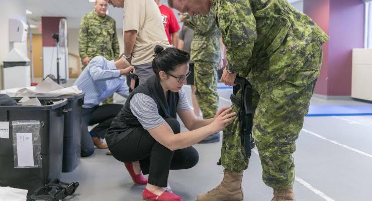 rkeyserling's tweet photo. The Canadian Army is… https://t.co/W4vVhBgpDX #Hardware #Wearables #kneebrace #military #springloadedtechnology https://t.co/BoPI7GB2bI