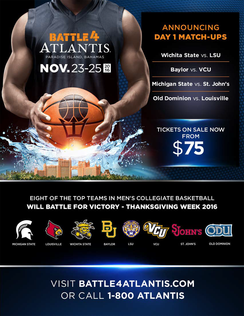 #Battle4Atlantis is heating up - day 1 match-ups have been announced! Budurl.me/B4A16
