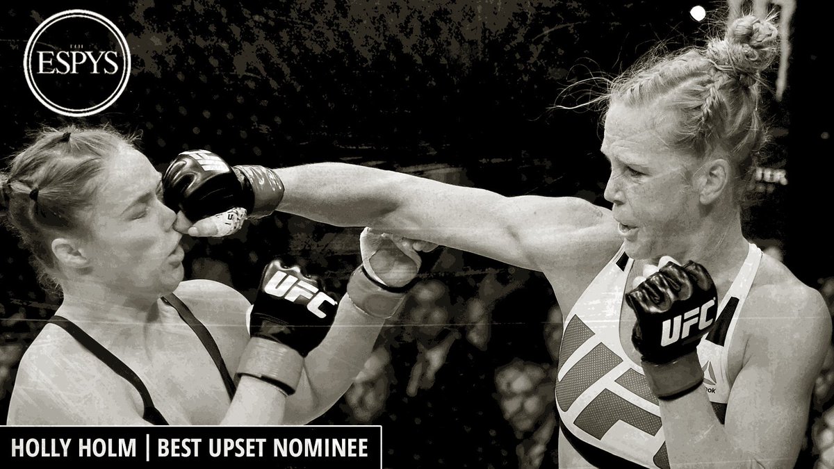 vicbang_mma's tweet image. VOTE NOW for HollyHolm #ESPYSNomination for Best Upset: es.pn/28OO8f8