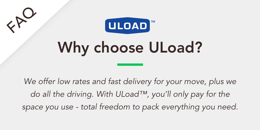 ULoadOfficial's tweet image. With #ULoad, you save time &amp;amp; money on your #move. Get your #free quote now! bit.ly/29rrVCI