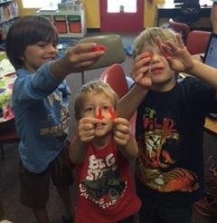 vencolibrary's tweet photo. Makers Finn, Cody &amp; Zachary show-off their creations printed with a 3D printer at #vclMeinersOaksLibrary #Makerspace https://t.co/NnbKq4sv1W