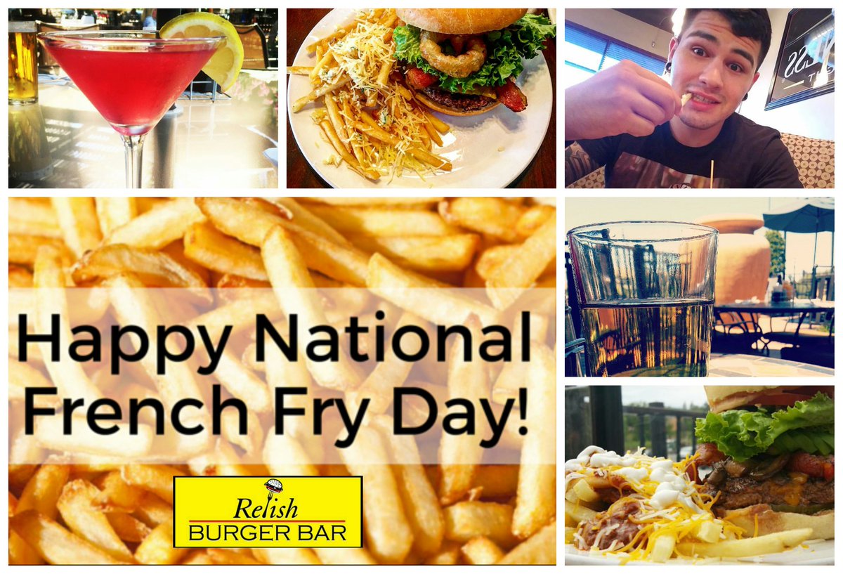 relishburgeredh's tweet photo. NATIONAL FRENCH FRY DAY!

#NationalFrenchFryDay #FrenchFry #RelishBurgerBar #Relish #Yum #Yummy #MMAGOLD https://t.co/CiH2l6Gheo