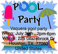 !!!vaquera pool party!!!
Dont miss out..details to come
Love , social 💕💕💕